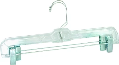 Merrick C71210-S12 Skirt and Slack Hanger, Clear, 14 In.