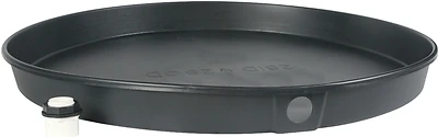 11420 Heavy-duty Plastic Drain Pan - 30 Inch With Pvc Fitting