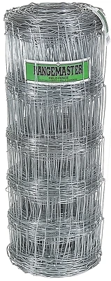 Rangemaster 6660 Field Fence, 330 Ft L, 47 In H, 12 Gauge Galvanized Steel