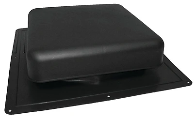 4 In. H X 18 In. W X 18.5 In. L Black Resin Roof Vent