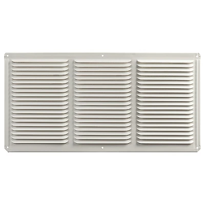 8 In. H X 16 In. W X 16 In. L Powder-coated White Aluminum Undereave Vent