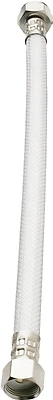 Ez Faucet Supply Tube 1/2 In. X 12 In. Stainless Steel 125 Psi