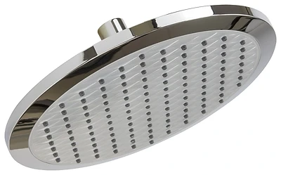 K710cp Rain Shower Head, 1.8 Gpm, Polished Chrome, 8.85 In Diameter