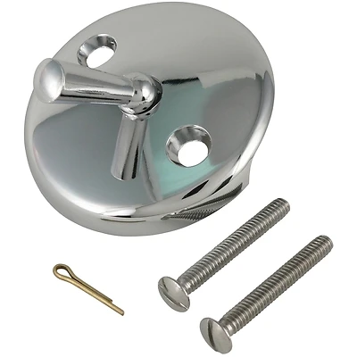Plumb Pak PP22601 Chrome Trip Lever Faceplate, Bath Drain