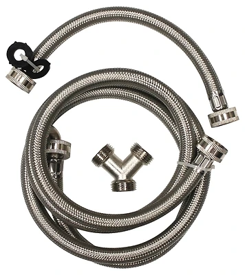 Plumb Pak PP855-92 Steam Dryer Installation Kit, Inlet Supply Line, 6 Ft.