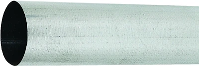 Dsprp283 3 Inch Galvanized Plain Round Downspout - 28 Gauge, 10 Feet Long