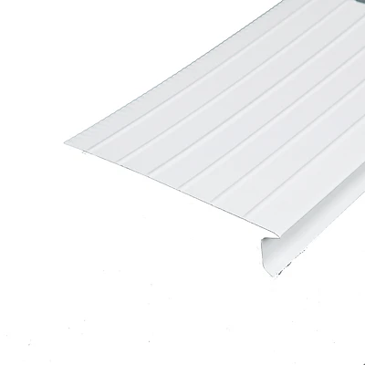 F-8wa2 6 In W X 10 Ft L Aluminum Drip Edge, White, 0.0125 In Thickness