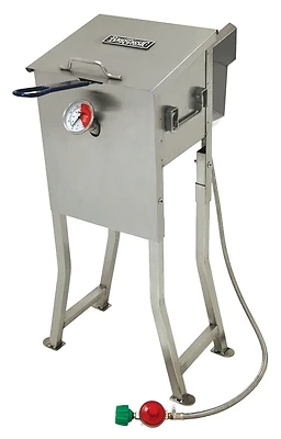 Bayou Classic 700-725 Fryer, 57,000 Btu, Stainless Steel, 2.5 Gallon