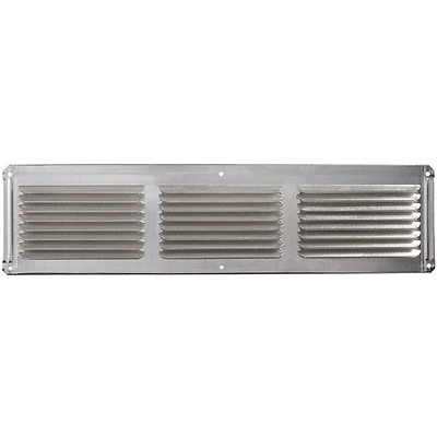 4 In. H X 16 In. W X 16 In. L Galvanized Aluminum Undereave Vent With Screen