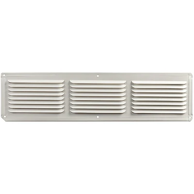 4 In. H X 16 In. W X 16 In. L Powder-coated White Aluminum Undereave Vent