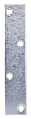 Mp-z05-01 Zinc Mending Plate, 5 X 1 In, Steel, Pack Of 5