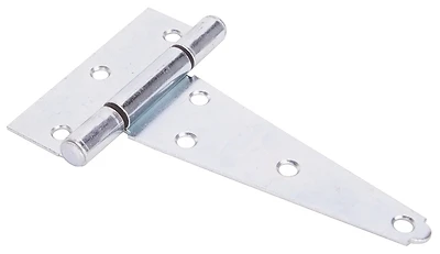 Hth-z05-013l Heavy Duty T-hinge, 5 In, Zinc Plated, Pack Of 10