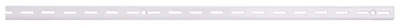 Adjustable Single Track Shelf Standard 72 Inch White Steel Model 25214phl