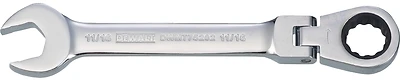 11/16 Inch Flex Head Ratcheting Combination Wrench Dwmt75202osp