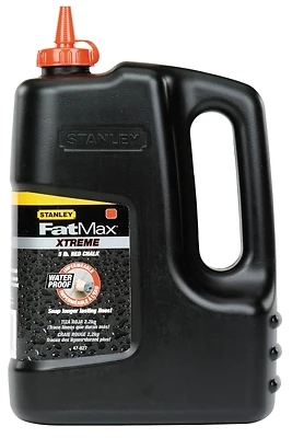 Waterproof Permanent Red Marking Chalk Refill, 5 Lb - Model 47-827