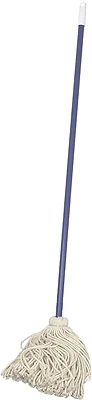 9624-6 Cotton Deck Mop With Swivel Cap And Metal Handle