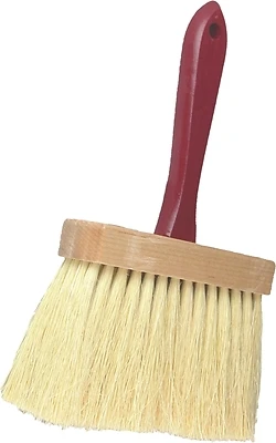 Water Paint Brush With Red Handle And Natural Tampico Fiber - Model 861