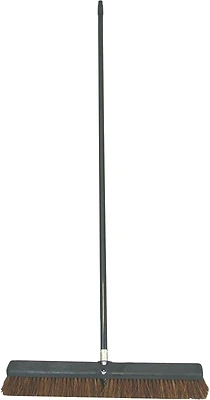 4024-4 Contractor Push Broom, 24 In Natural Palmyra Fiber Bristle
