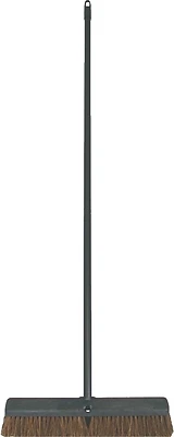 4018-4 Contractor Push Broom, 18 In Natural Palmyra Fiber Bristle