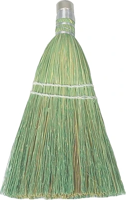 378-24 Corn Whisk Broom With Sotol Fiber Bristles, 10 Inch Overall Length