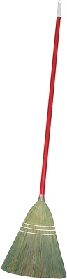315-6 Economy Corn Broom With Swivel Cap And Assorted Bristle Colors