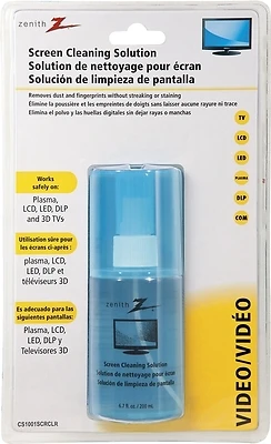 AmerTac CS1001SCRCLR Screen Cleaning Solution, 6.7 Fl Oz