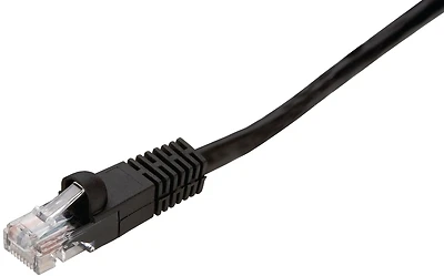 Zenith PN10075EB Cat5e Ethernet Network Cable, RJ45, 7 Foot, Black