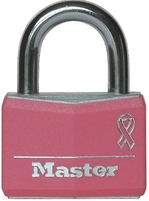 Master Lock 146D Vinyl Covered Steel Padlock, 1/4 In. Shackle