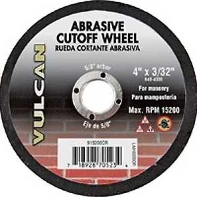 4 Inch Abrasive Cut-off Wheel, 5/8 Inch Arbor, Silicon Carbide