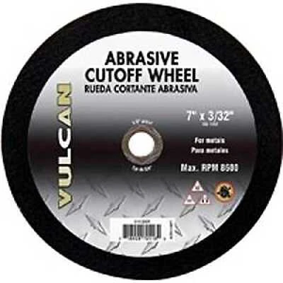 7 Inch Abrasive Cut-off Wheel, 5/8 Inch Arbor, Aluminum Oxide