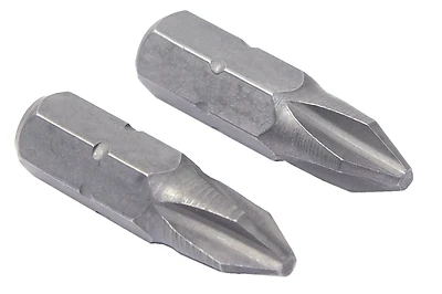 108551or No. 2 Phillips Screwdriver Bit, 1 In Length, Hex Shank, 500 Tub