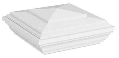 Xpanse 73012500 Premier Heritage Post Top, Vinyl, White, 4 In X 4 In