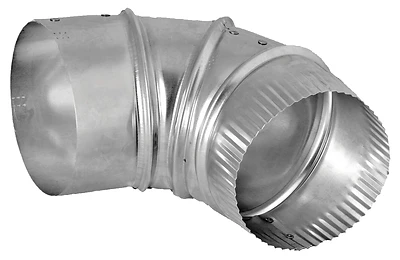 E3e24zw Adjustable Aluminum Vent Elbow, 3 In Connection