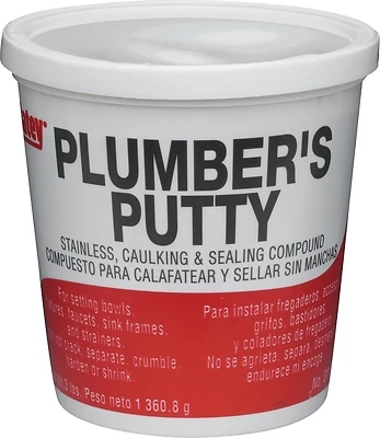 Oatey 31166 Plumber's Putty, Solid, Off-White, 14 Oz