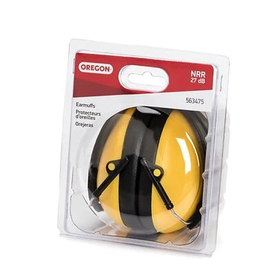 Oregon 563475 Chainsaw Earmuffs, 27 dB NRR, Adjustable Headband
