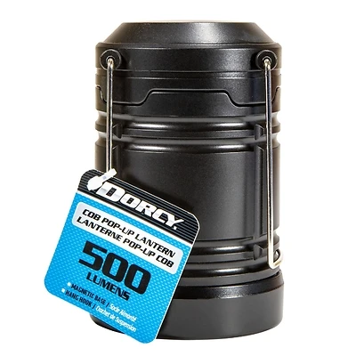 Active Series 500 Lumen Black/gray Led Pop Up Lantern With Magnetic Base