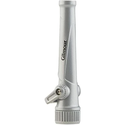 Gilmour 847722-1001 Concentrated Metal Hose Nozzle, Silver