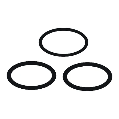 Delta RP2055 Faucet O-Ring, 1-1/2 In. Dia., Rubber, 3 Pk