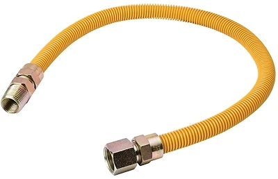 Industries Gas Connector 3/8" X 1/2" M/f 48" Flexible Stainless Steel