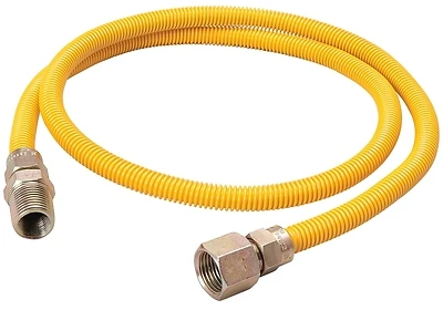 Gas Connector Y 1/4 In X 1/2 In M/f 48 In Flexible Corrugated
