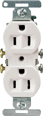 5270w-bu 15 Amp Standard Grade Duplex Receptacle, White