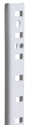 Knape & Vogt 36" Adjustable Pilaster Shelf Standard 255wh 100 Pk, High-strength Steel