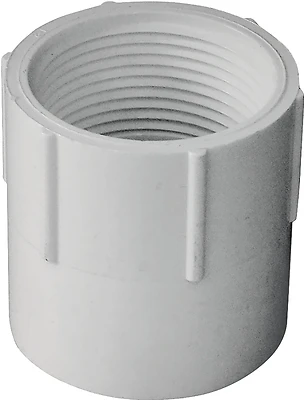 1-1/4-in Diameter Pvc Schedule 40 Adapter - Slip X Fip Connection
