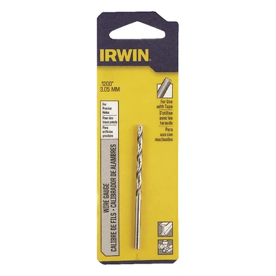 #30 X 2-3/4 In. L High Speed Steel Jobber Length Wire Gauge Bit 1 Pk