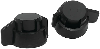 Y8253040 Winged Bayonet Cap, Closed, Black - 6 Pack
