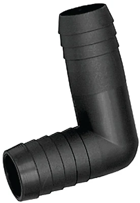 Eb200p 2 Inch Barb Hose Elbow Fitting, Polypropylene, 90 Degree