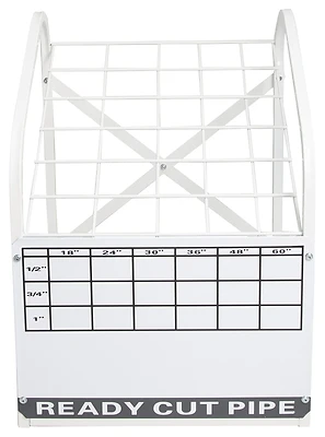 St001 Pipe Nipple Display Rack, 20 In Oaw, 27-1/2 In Oah, Steel Frame