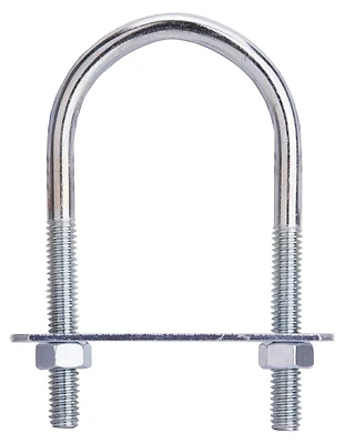 Lr345 U-bolt, 5/16 X 2 X 3-5/8 In, Zinc Plated, Pack Of 10