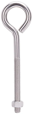Mintcraft Eye Bolt W/nut 3/8 X 6 In. Ss Lr299 Pack Of 10