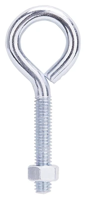 Lr277 Zinc Eye Bolt 5/16 X 3-1/4 In With Nuts, 10 Pk